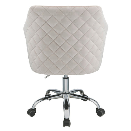ACME 92506 Cosgair Office Chair, Champagne Velvet & Chrome