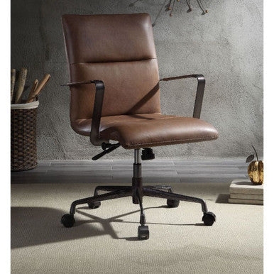 ACME 92568 Indra Office Chair, Vintage Chocolate ACME Furniture