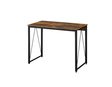 ACME 92600 Zaidin Writing Desk, Weathered Oak & Black Finish ACME Furniture