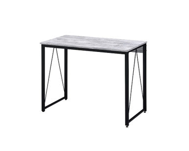 ACME 92604 Zaidin Writing Desk, Antique White & Black Finish ACME Furniture