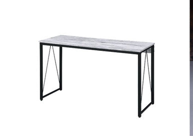 ACME 92609 Zaidin Writing Desk, Antique White & Black Finish ACME Furniture