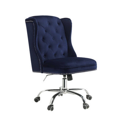 ACME 92665 Jamesia Office Chair, Midnight Blue Velvet ACME Furniture