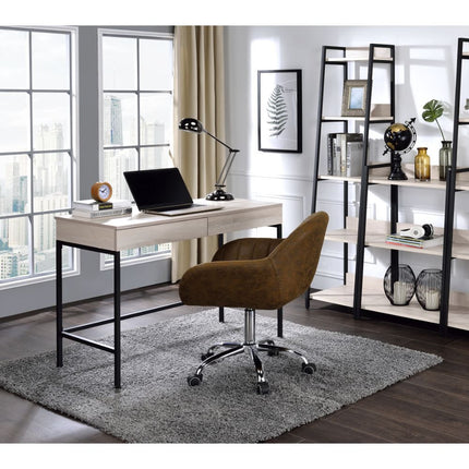 ACME 92670 Wendral Desk, Natural & Black