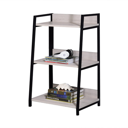 ACME 92672 Wendral Bookshelf (3-Tier), Natural & Black