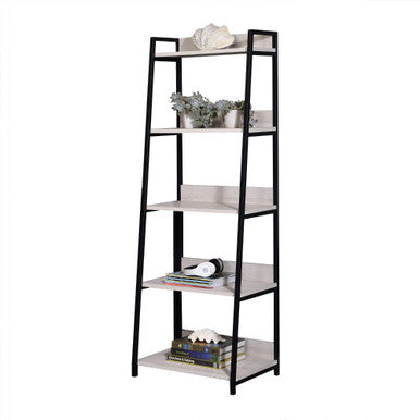 ACME 92674 Wendral Bookshelf (5-Tier, 23"L), Natural & Black ACME Furniture