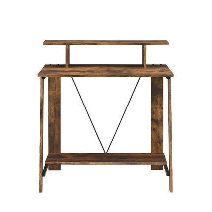 ACME 92730 Nypho Writing Desk, Weathered Oak & Black Finish