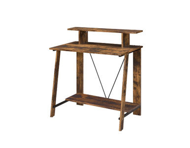 ACME 92730 Nypho Writing Desk, Weathered Oak & Black Finish ACME Furniture