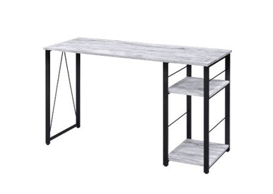ACME 92767 Vadna Writing Desk, Antique White & Black Finish ACME Furniture