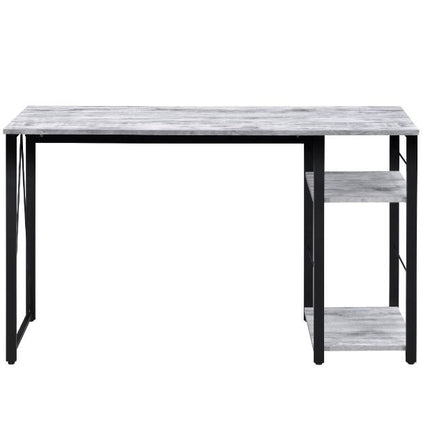ACME 92767 Vadna Writing Desk, Antique White & Black Finish  2