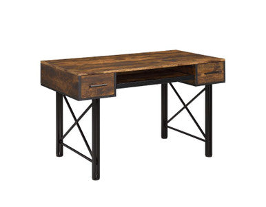 ACME 92795 Settea Computer Desk, Weathered Oak & Black Finish ACME Furniture