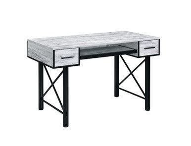 ACME 92797 Settea Computer Desk, Antique White & Black Finish ACME Furniture