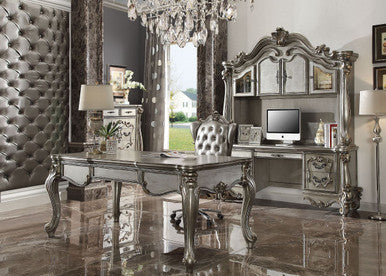 ACME 92820 Versailles Executive Desk (Leg), Antique Platinum ACME Furniture