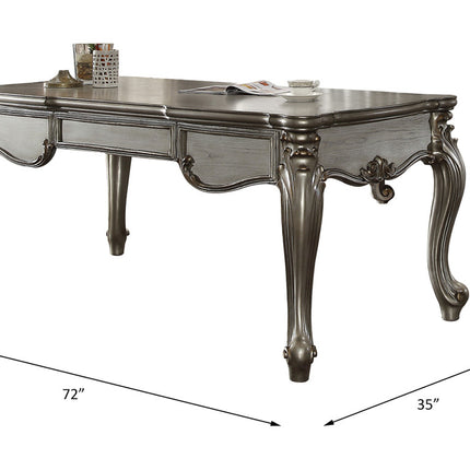 ACME 92820 Versailles Executive Desk (Leg), Antique Platinum  1