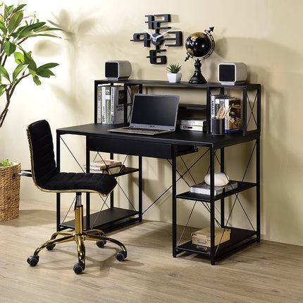 ACME 92877 Amiel Music Recording Studio Desk, Black