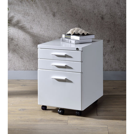 ACME 92882 Peden File Cabinet, White