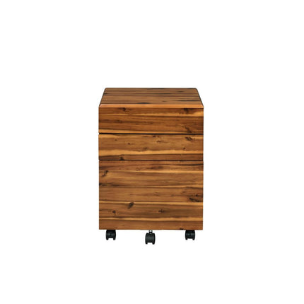 ACME 92913 Jurgen File Cabinet, Oak & Black