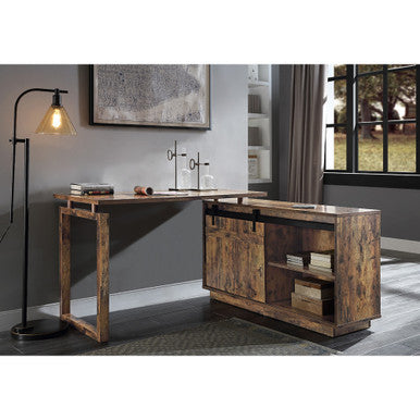 ACME 92970 Bellarose Writing Desk, Rustic Oak Finish ACME Furniture