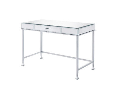 ACME 92975 Canine Writing Desk, Mirrored and Chrome Finish ACME Furniture