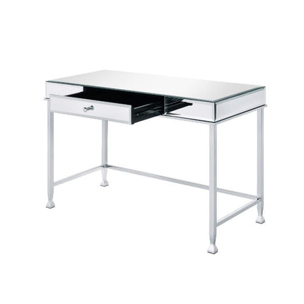 ACME 92975 Canine Writing Desk, Mirrored and Chrome Finish