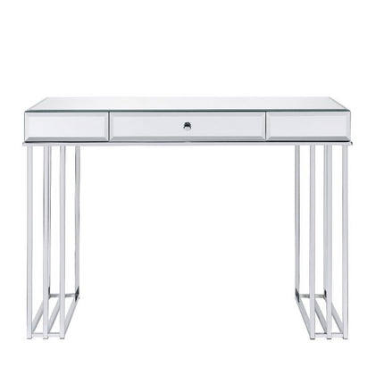 ACME 92979 Critter Writing Desk, Mirrored and Chrome Finish