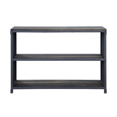 ACME 92997 Cargo Bookshelf, Weathered Oak & Gunmetal Finish ACME Furniture