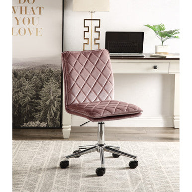 ACME 93072 Aestris Office Chair, Pink Velvet ACME Furniture