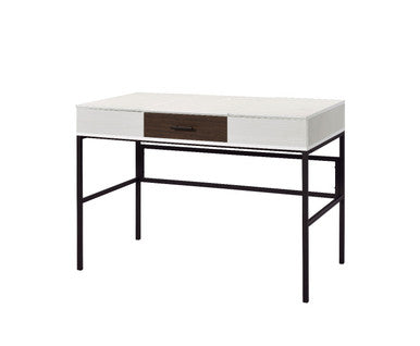 ACME 93090 Verster Built-in USB Port Writing Desk, Natural & Black Finish ACME Furniture