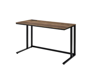 ACME 93096 Tyrese Built-in USB Port Writing Desk, Walnut & Black Finish ACME Furniture