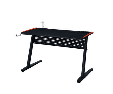 ACME 93125 Dragi Gaming Table with USB Port, Black & Red Finish ACME Furniture