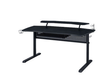 ACME 93132 Vildre Gaming Table with USB Port, Black Finish ACME Furniture