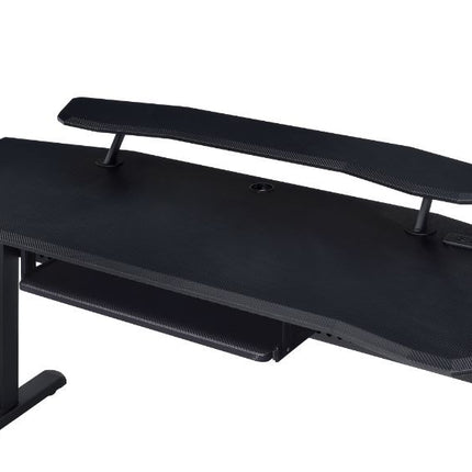 ACME 93132 Vildre Gaming Table with USB Port, Black Finish  3
