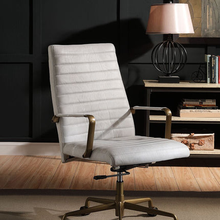 ACME 93168 Duralo White Office Chair  8