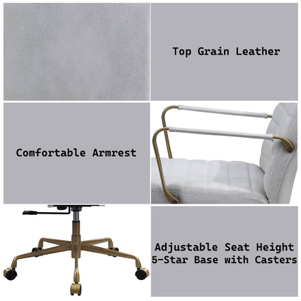 ACME 93168 Duralo White Office Chair  10