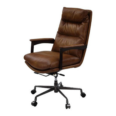 ACME 93169 Crursa Office Chair, Sahara Leather ACME Furniture
