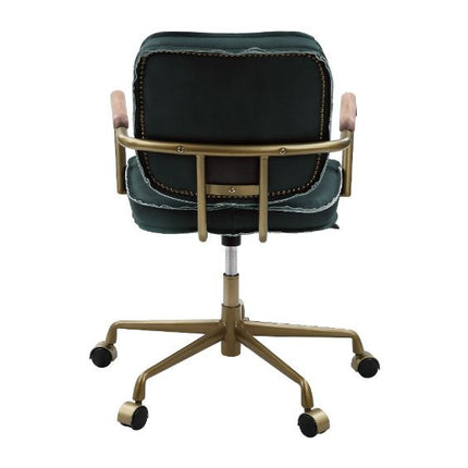 ACME 93171 Siecross Office Chair, Emerald Green Leather