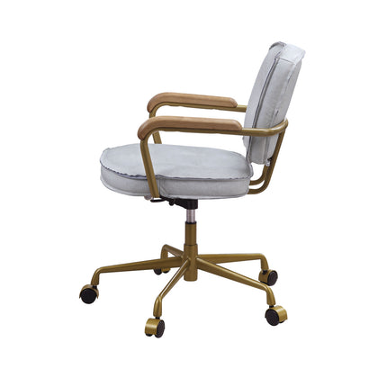 ACME 93172 Siecross White Office Chair  2