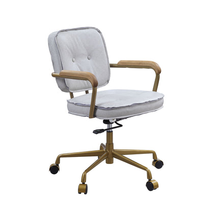 ACME 93172 Siecross White Office Chair  7