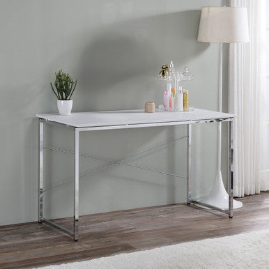 ACME 93190 Tennos White Office Desk ACME Furniture