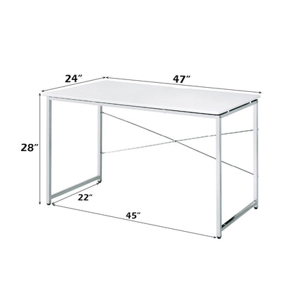ACME 93190 Tennos White Office Desk  9