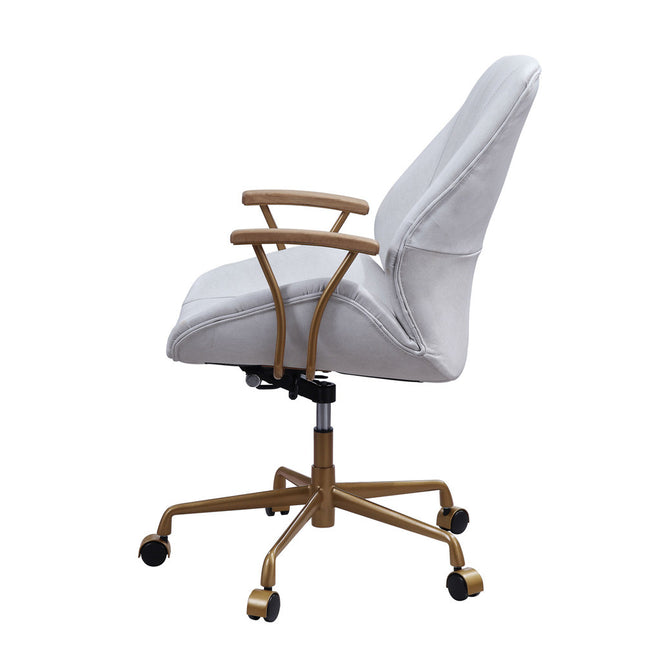 ACME 93241 Hamilton Vintage White Office Chair  1