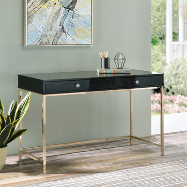 ACME 93540 Ottey Black Office Desk ACME Furniture