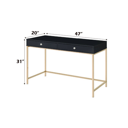 ACME 93540 Ottey Black Office Desk  5