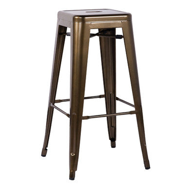 ACME 96252 Kiara Bar Stool (Set-2), Bronze, 30" Seat Height ACME Furniture