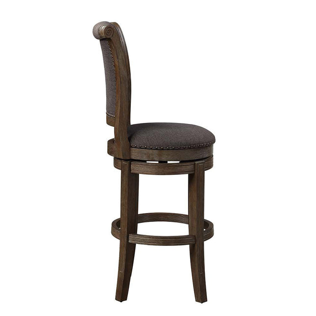 ACME 96458 Glison Black Bar Chair  1