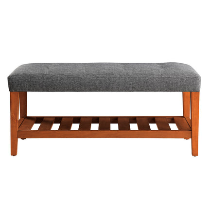 ACME 96686 Charla Bench, Gray & Oak