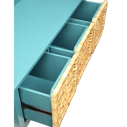 ACME 96761 Flavius Bench with Storage, Teal