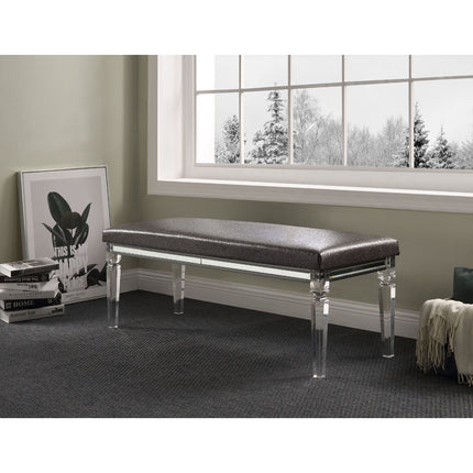 ACME 96977 Sawyer Bench, PU & Clear Acrylic