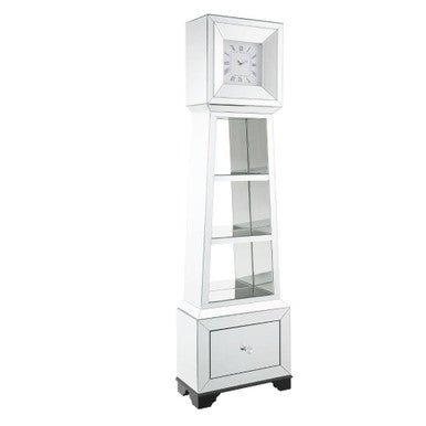 ACME 97048 Dalton Grandfather Clock, Mirrored ACME Furniture
