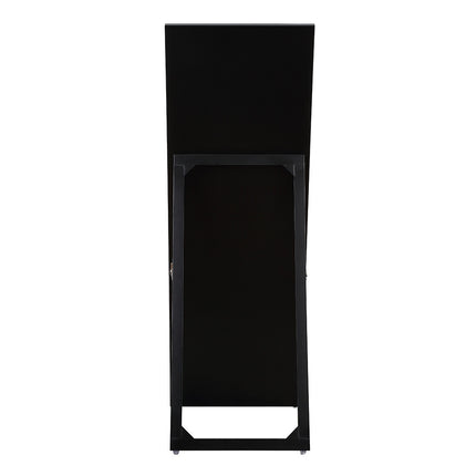 ACME 97156 Noralie Accent Mirror (Floor), Mirrored & Faux Diamonds