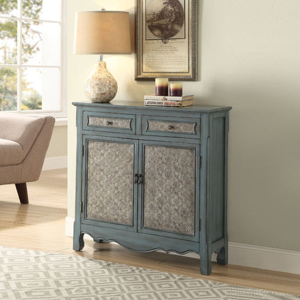 ACME 97245 Winchell Console Table, Antique Blue